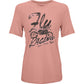 Fly Women's Vintage Tee Pink Md
