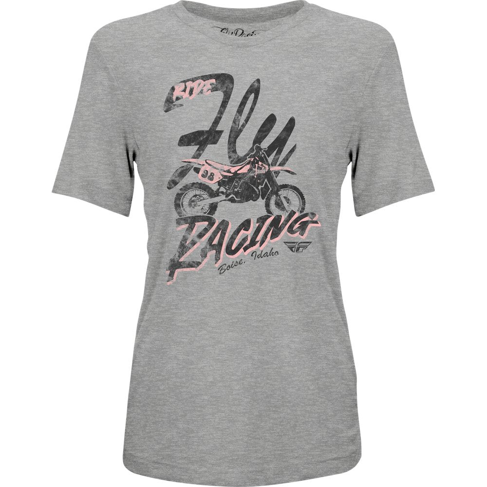 Fly Women's Vintage Tee Grey 2x