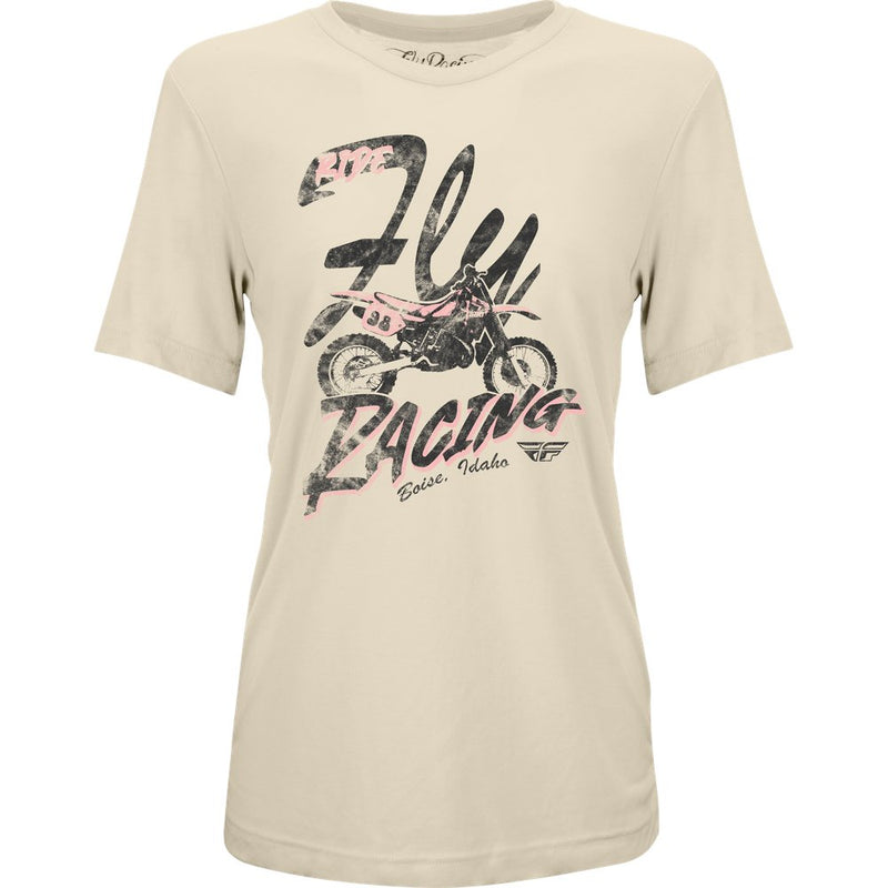 Fly Women's Vintage Tee Bone Lg