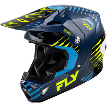 Youth Formula Cp Slice Helmet Navy/Hi Vis/White Yl