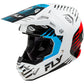 Formula Cp Slice Helmet White/Red/Cyan Xl