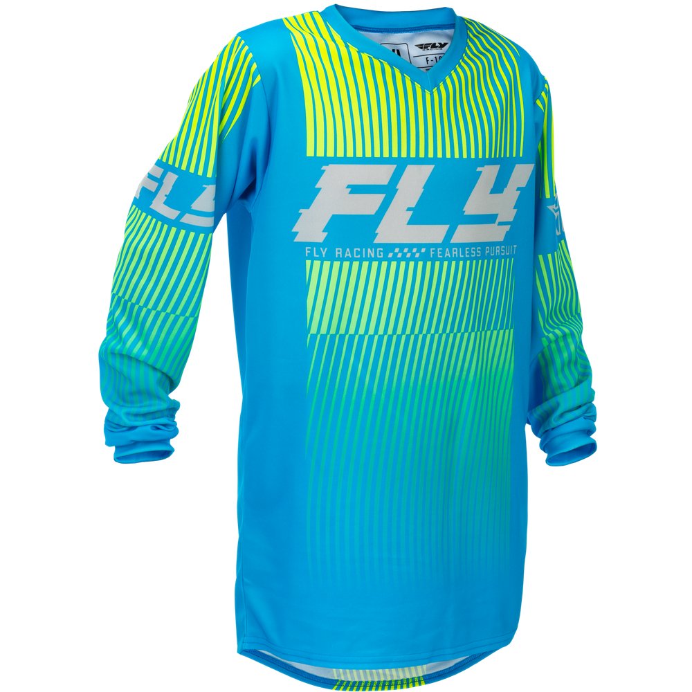 Youth F 16 Jersey Blue/Hi Vis Yl