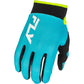 F 16 Gloves Aqua/Black/White Lg