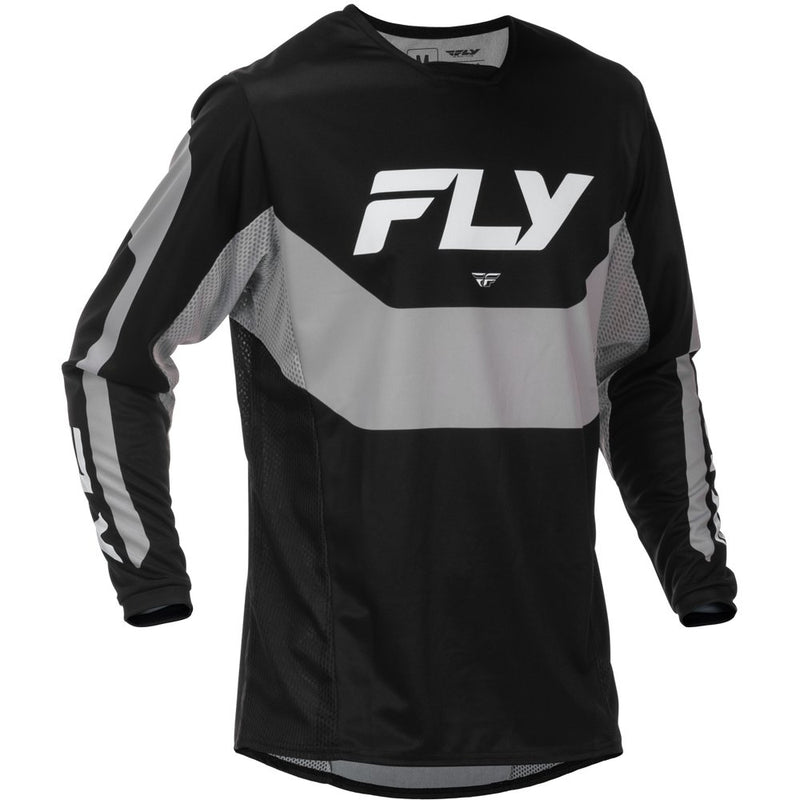 Kinetic Jersey Black/Grey Lg