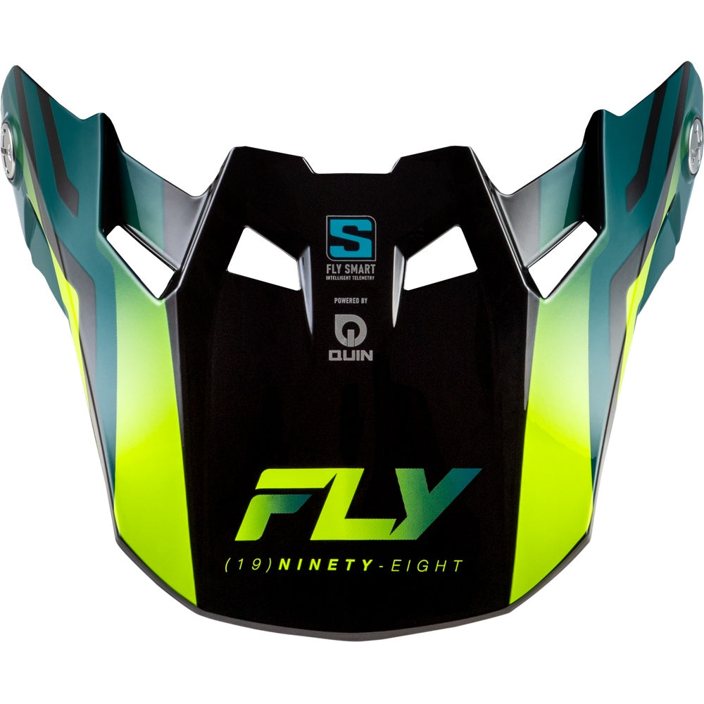Formula S Carbon Byte Visor Black Carbon/Teal/Lime Yl/Sm