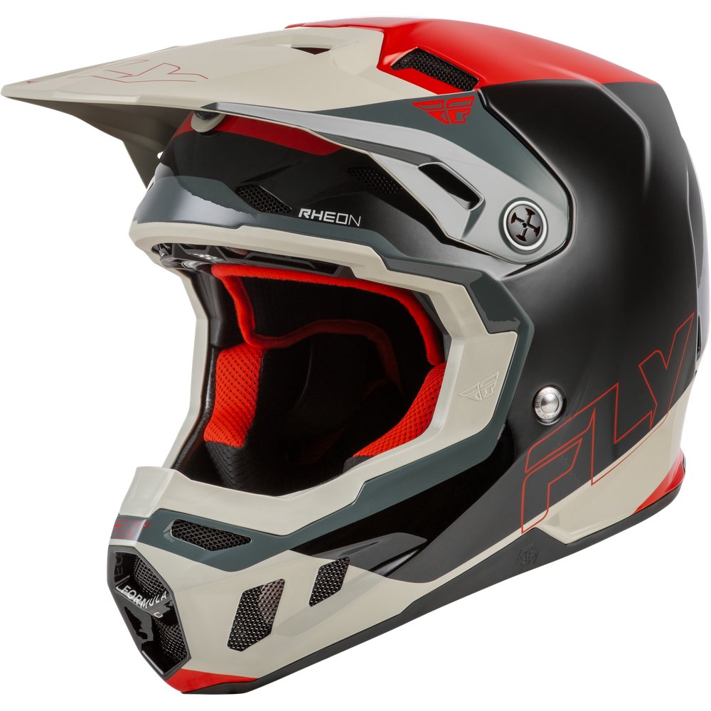 Formula Cc Glide Helmet Black/Red/Grey Md