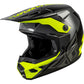 Kinetic Crest Helmet Grey/Black/Hi Vis Xs