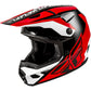 Kinetic Crest Helmet Red/Black/White Sm