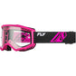 Youth Focus Goggle Black/Pink W/ Clear Lens