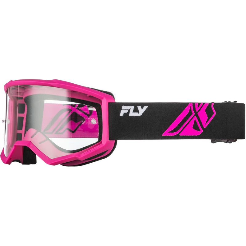 Focus Goggle Black/Pink W/ Clear Lens