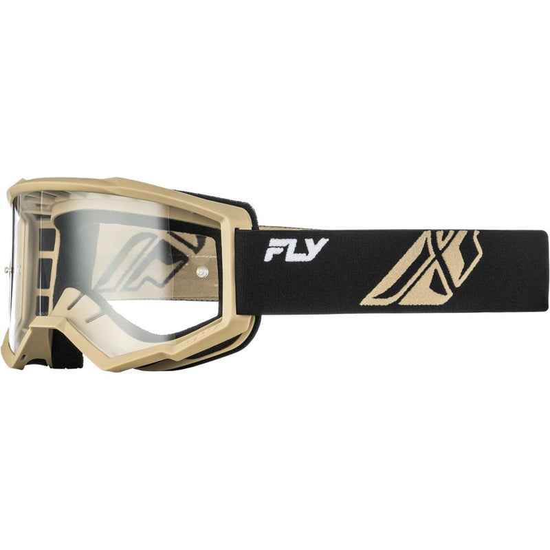 Focus Goggle Black/Khaki W/ Clear Lens
