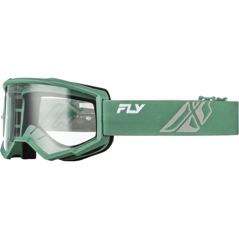 Focus Goggle Olive/Grey W/ Clear Lens
