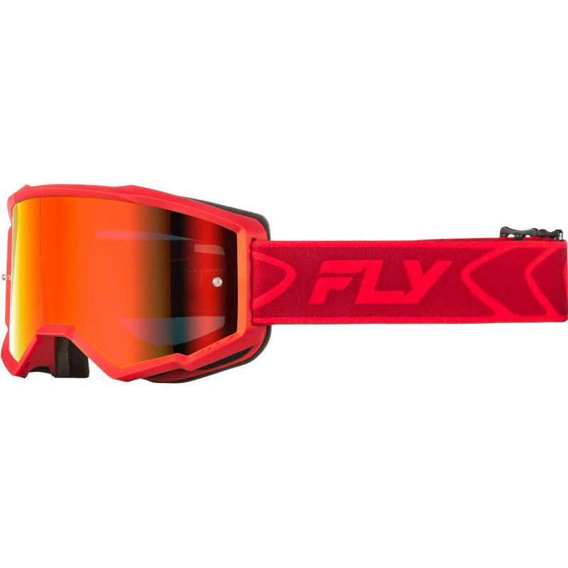 Youth Zone Goggle Red/Crimson W/ Red Mirror/Smoke Lens
