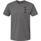 Fly Atom Tee Gunmetal Heather Sm