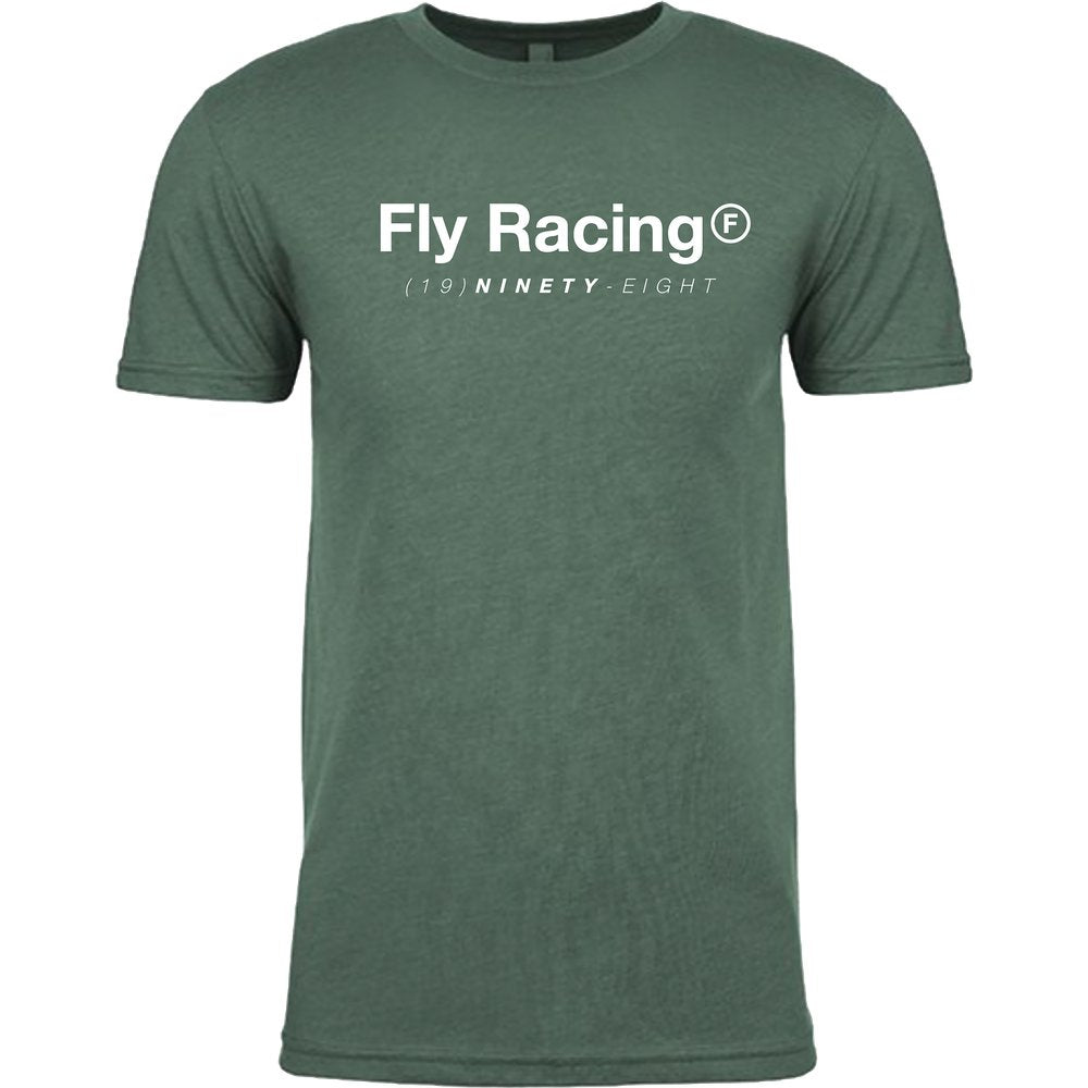 Fly Trademark Tee Forest Green Heather Sm