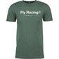 Fly Trademark Tee Forest Green Heather Md
