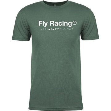 Fly Trademark Tee Forest Green Heather Md