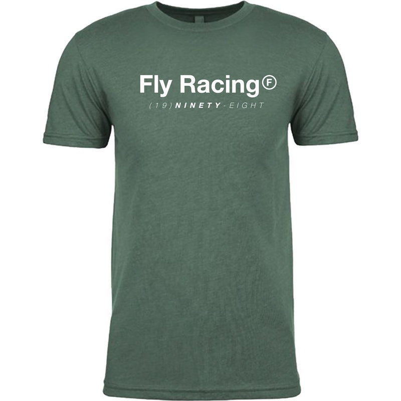 Fly Trademark Tee Forest Green Heather Md
