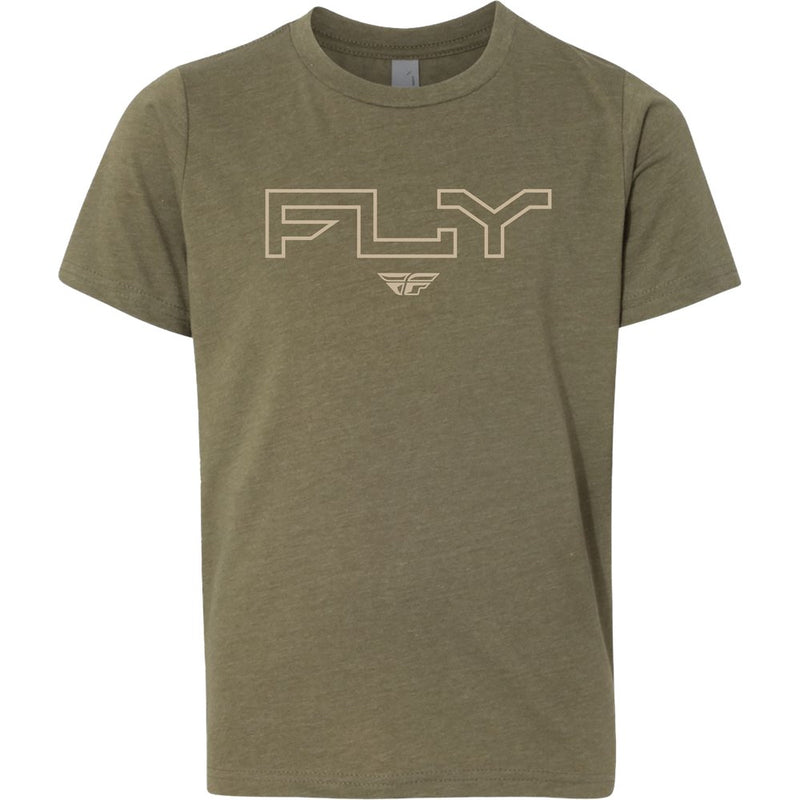 Youth Fly Edge Tee Military Green Ym