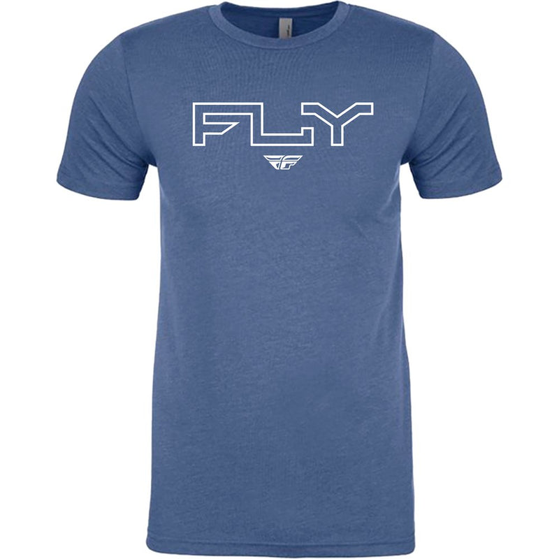 Fly Edge Tee Cool Blue Heather Md