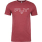 Fly Edge Tee Cardinal Xl