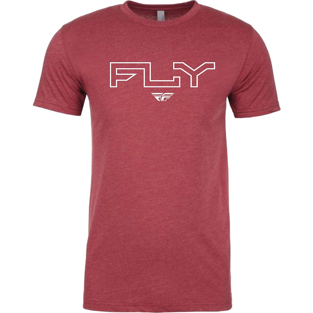 Fly Edge Tee Cardinal Sm