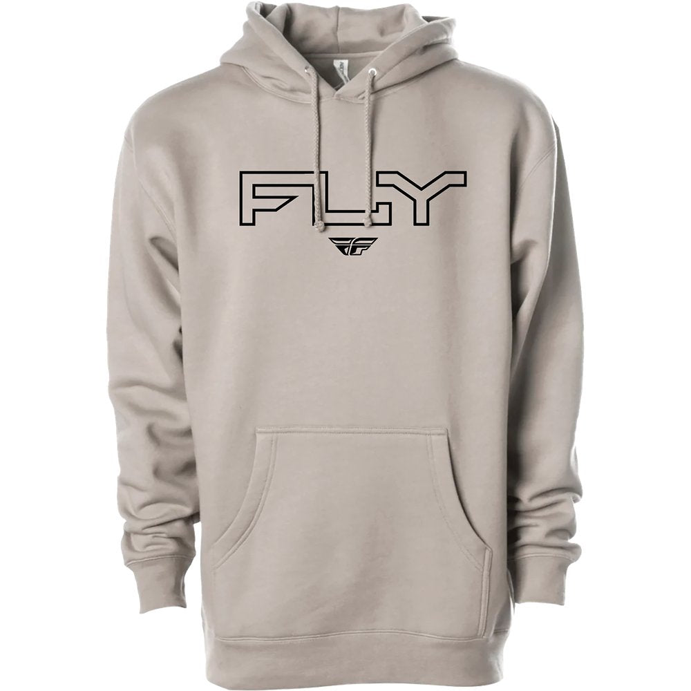 Fly Edge Hoodie Cement 2x