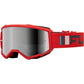 Zone Goggle Red/Charcoal W/ Silver Mirror/Smoke Lens