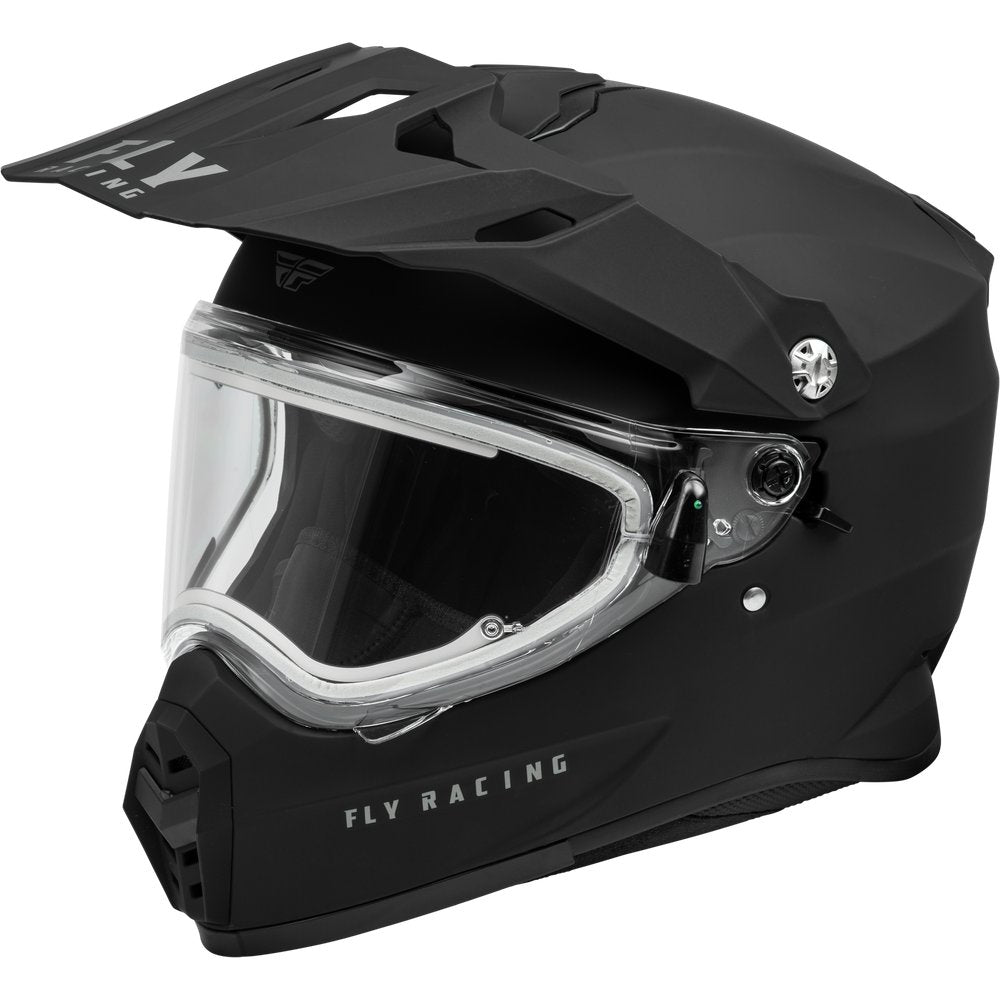 Trekker Cw Solid Helmet Elec Shld Matte Black Lg