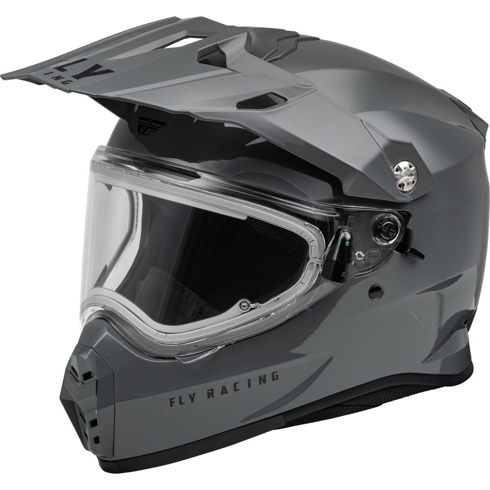 Trekker Cw Solid Helmet Elec Shld Grey Xs