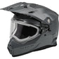 Trekker Cw Solid Helmet Elec Shld Grey Sm