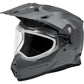 Trekker Cw Solid Helmet Dual Shld Grey Xl