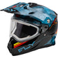 Trekker Cw Conceal Helmet Elec Shld Slate/Black/Red Sm