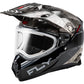 Trekker Cw Conceal Helmet Elec Shld Black/Grey/White Xl