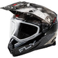 Trekker Cw Conceal Helmet Dual Shld Black/Grey/White Sm