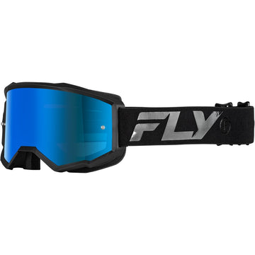 Youth Zone Goggle Black/Black W/ Sky Blue Mirror/Smoke Lens