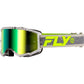 Zone Goggle Dark Grey/Hi Vis W/ Iridescent Grn Mirror Lens