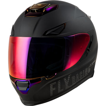 Sentinel Recon Helmet Matte Black/Purple Chrome Sm