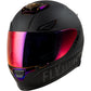 Sentinel Recon Helmet Matte Black/Purple Chrome Lg