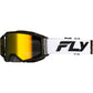 Zone Pro Goggle White/Blk/Gold W/ Gold Mirror/Smoke Lens
