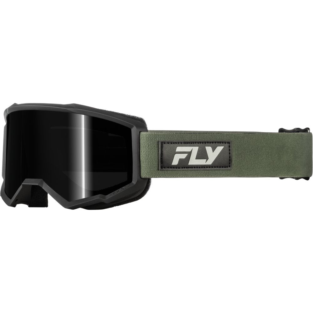 Focus Sand Goggle Green/Black W/ Dark Smoke Lens