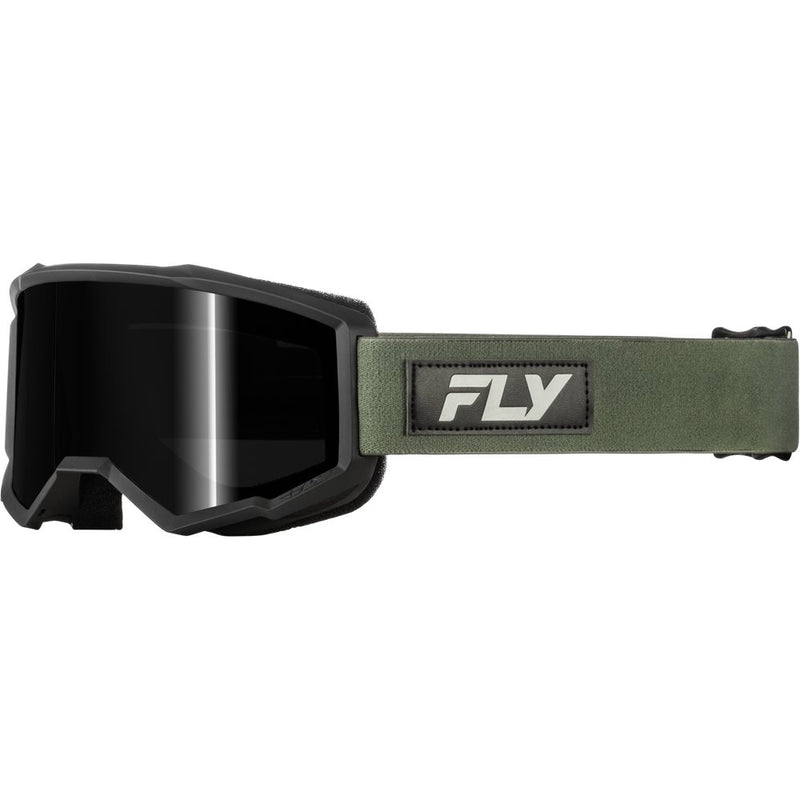 Focus Sand Goggle Green/Black W/ Dark Smoke Lens