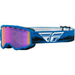 Youth Focus Snw Goggle Blu/Blk W/ Blue Mirror/Amber Lens