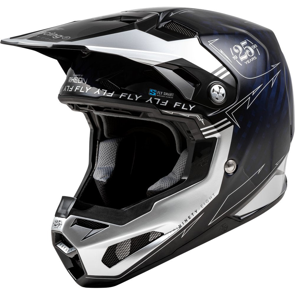 Formula S Carbon Legacy Helmet Blue Carbon/Silver Xs