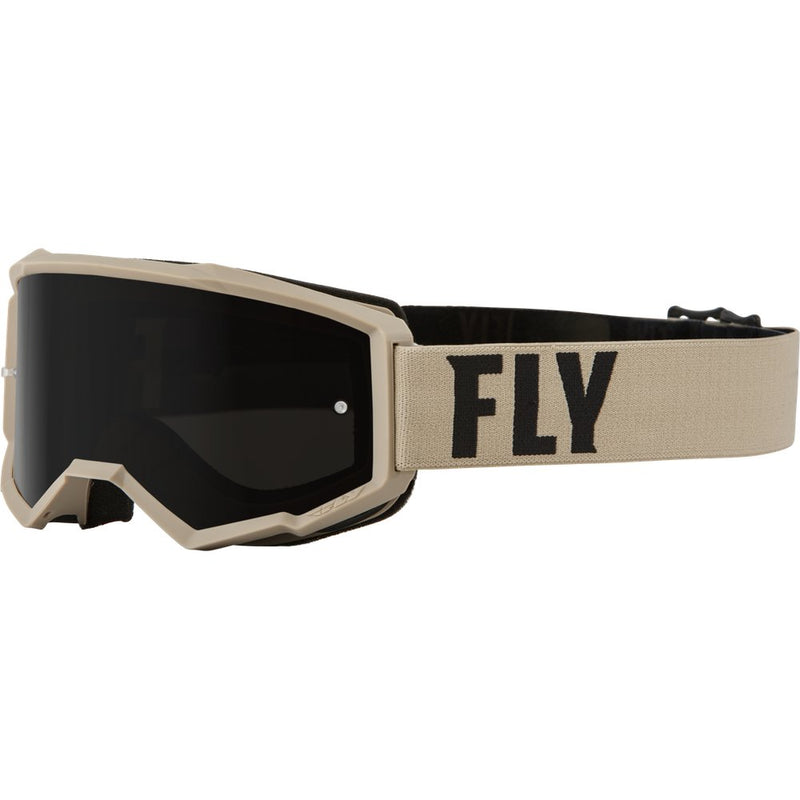 Focus Sand Goggle Khaki/Brown W/ Dark Smoke Lens