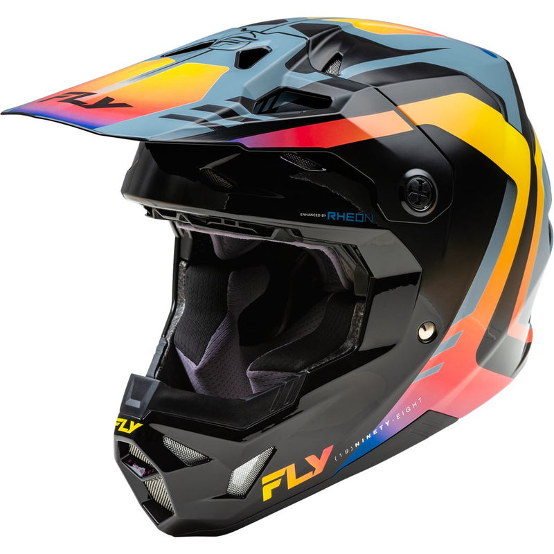 Formula Cp Krypton Helmet Grey/Black/Electric Fade Sm