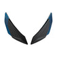 Sentinel Front Side Vents Pair Blue Chrome
