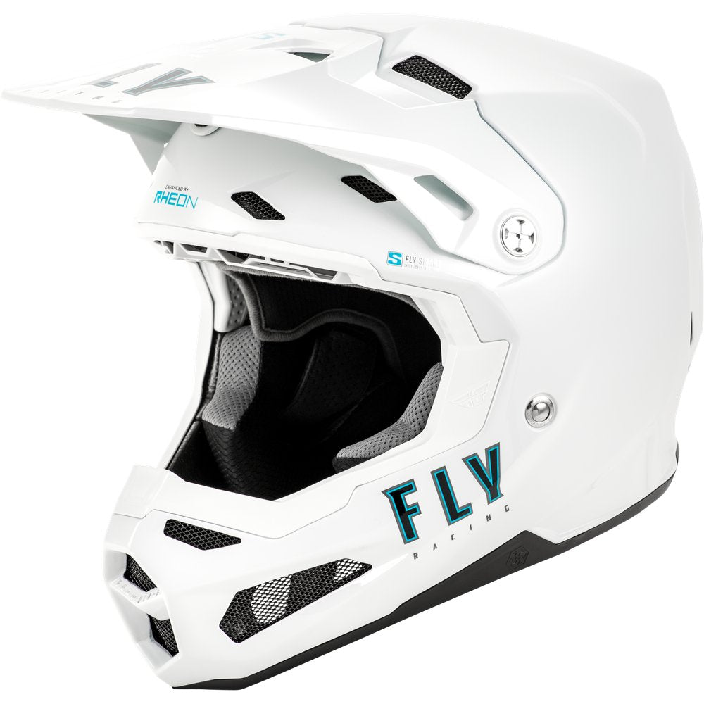 Formula S Carbon Solid Helmet White 2x