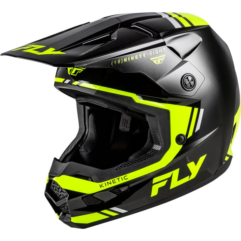 Kinetic Verdict Helmet Black/Hi Vis/Grey Lg