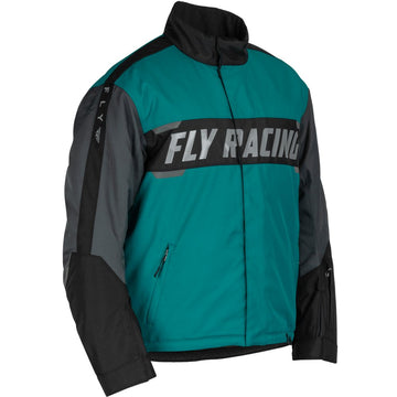 Outpost Jacket Black/Teal/Orange Sm